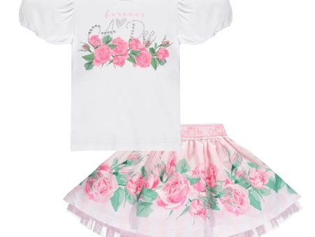 A DEE - Francesca Skirt Set - Pink Online Sale