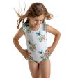 MEIA PATA - La Digue Giraffe Print Swimsuit - Green For Cheap