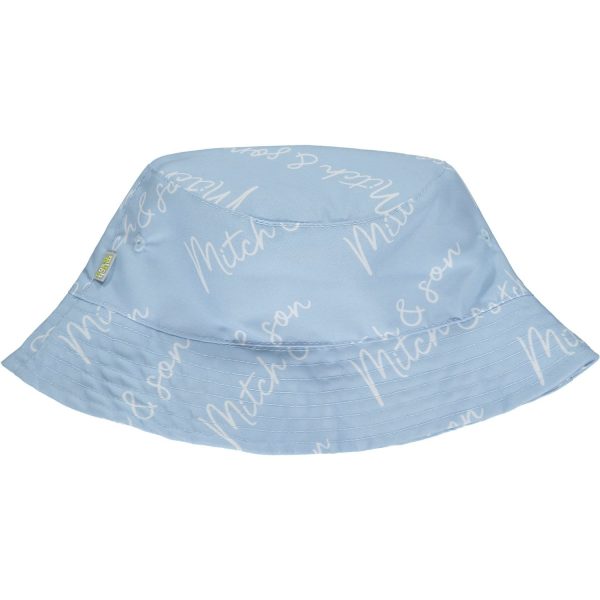 MITCH & SON - Apollo Signature Bucket Hat Hat - Pale Blue Hot on Sale