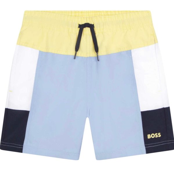 HUGO BOSS - Colour Block Swim Short - Blue For Discount