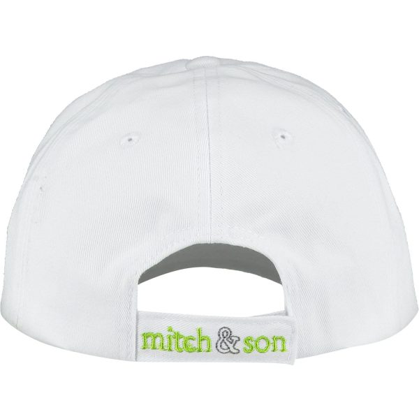 MITCH & SON - Bruno Skip Cap - White For Discount