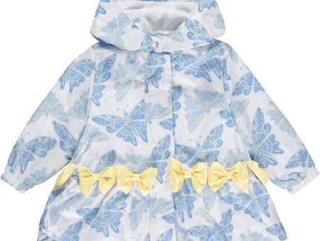 A DEE - Julia Butterfly Print Jacket - Light Blue For Cheap