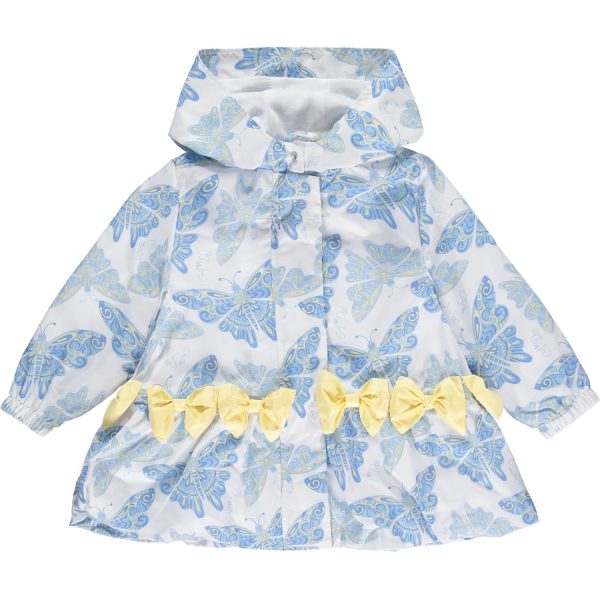 A DEE - Julia Butterfly Print Jacket - Light Blue For Cheap