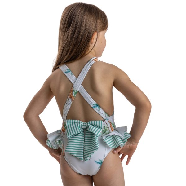 MEIA PATA - Mahe Giraffe Print Swimsuit - Green Online