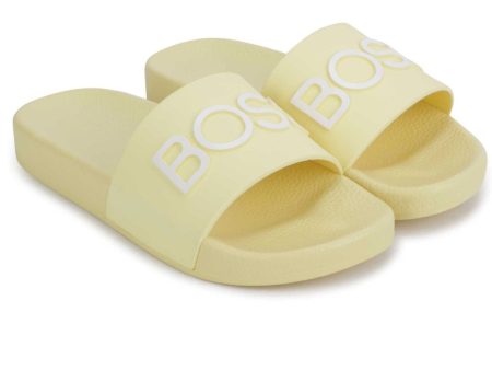 HUGO BOSS - Aqua Sliders - Yellow Sale