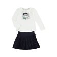 MAYORAL - Pleated Skirt Set - Navy Sale