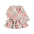 MAYORAL - Plaid Dress - Blush For Sale