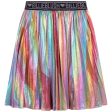 BILLIEBLUSH - Pleated Metallic Skirt Set - Aqua Fashion