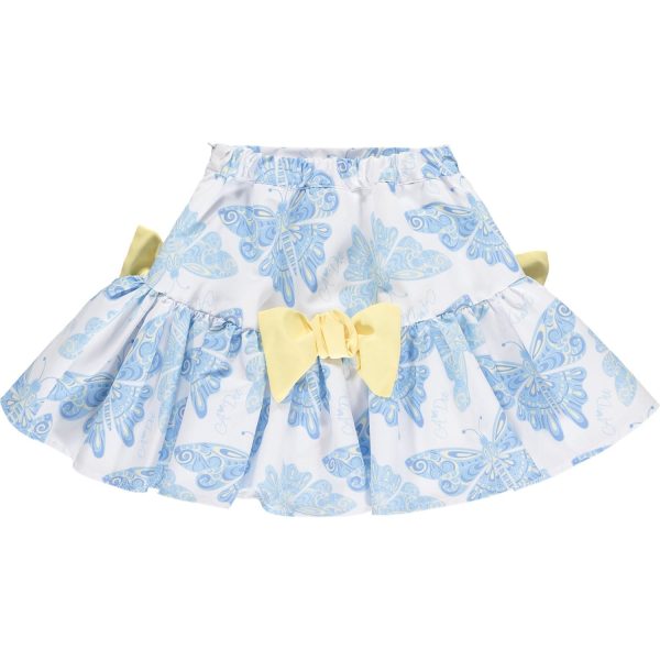 A DEE - Jenny & Jacklyn Butterfly Skirt Set - Lemon Fashion