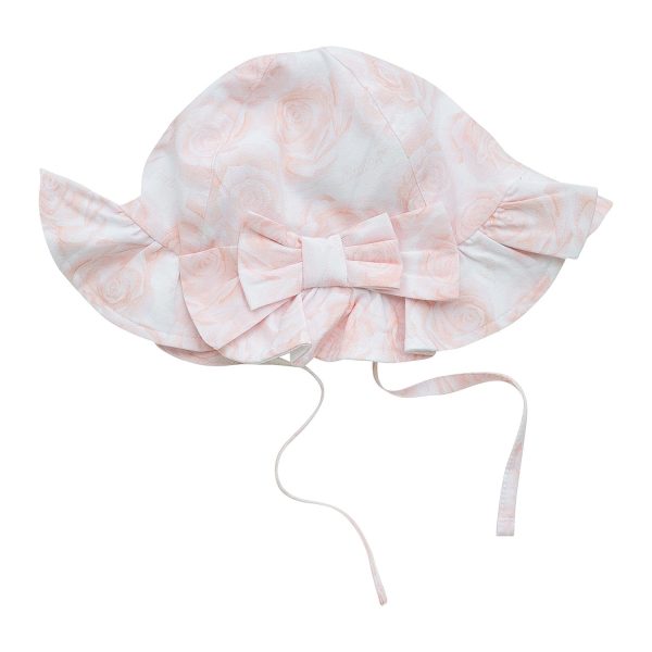 LITTLE A -Gael Summer Bloom Sun Hat - White Online now