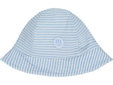 MITCH & SON - Darius Seersucker Sunhat - Pale Blue Supply