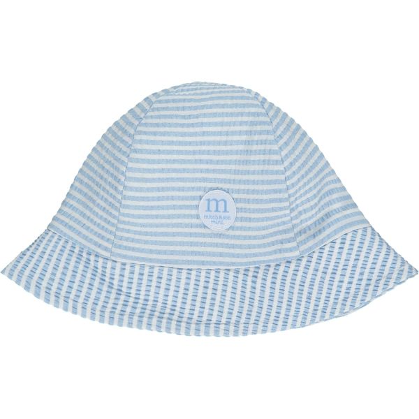 MITCH & SON - Darius Seersucker Sunhat - Pale Blue Supply