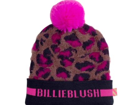 BILLIEBLUSH -  Leopard Hat - Pink Discount