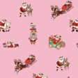 SAL & PIMENTA - Busy Santa Pyjamas - Pink Hot on Sale