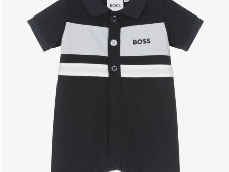 HUGO BOSS - Polo Romper - Navy For Discount