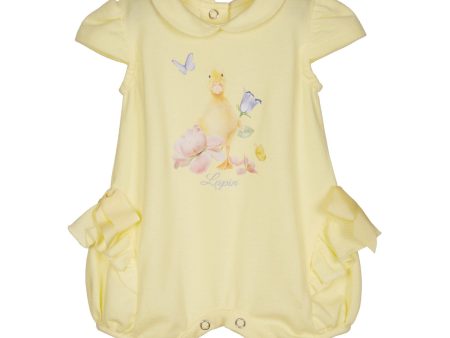 LAPIN HOUSE - Duckling Romper - Lemon Online Sale