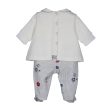 LAPIN HOUSE - Baby Dogtooth Jewel Babygrow  - Cream Online