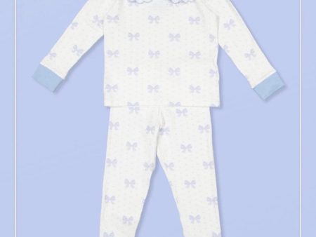 SAL & PIMENTA - Blue Bows Pyjamas - Blue Discount