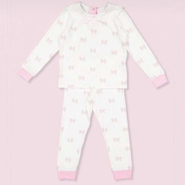 SAL & PIMENTA - Pink Bows Pyjamas - Pink on Sale