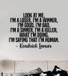 Look At Me Wall Decal Sticker Vinyl Art Bedroom Home Decor Inspirational Motivational Boys Girls Lyrics Music Rap Hip Hop Kendrick Lamar on Sale