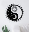 Sun Moon Yin Yang Wall Decal Sticker Home Decor Vinyl Art Bedroom Teen Inspirational Boy Girl Teen Yoga Namaste Meditate For Cheap