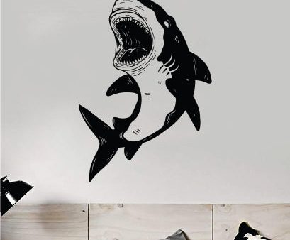 Shark V14 Wall Decal Home Decor Art Vinyl Sticker Bedroom Baby Boy Girl Teen School Animal Ocean Beach Fish Sale