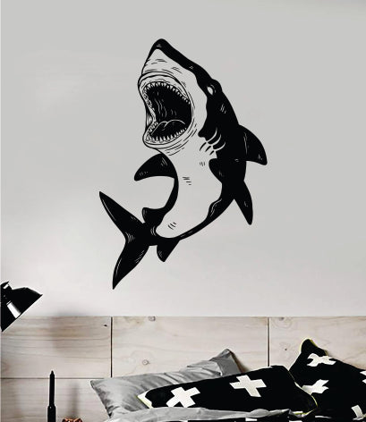 Shark V14 Wall Decal Home Decor Art Vinyl Sticker Bedroom Baby Boy Girl Teen School Animal Ocean Beach Fish Sale