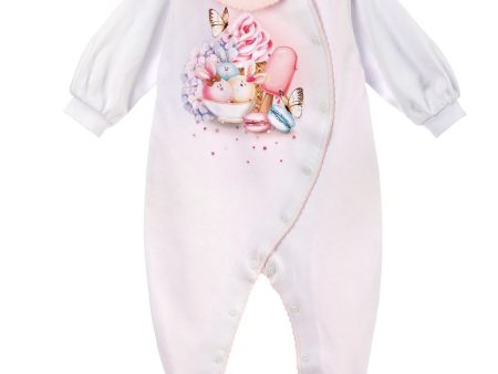 SOFIJA - Lulu Babygrow - White Fashion