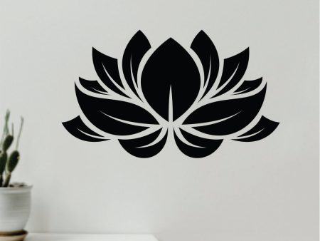 Lotus Flower V5 Quote Wall Decal Sticker Vinyl Art Decor Bedroom Boy Girl Baby Teen Namaste Yoga Meditate Zen Buddha Online Hot Sale