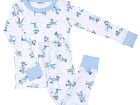 MAGNOLIA BABY - Snowboarder Pyjamas - Blue on Sale