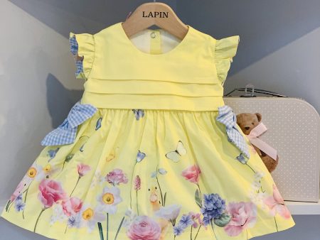 LAPIN HOUSE - Baby Easter Dress - Lemon For Sale