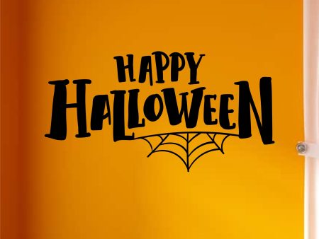 Happy Halloween Wall Decal Home Decor Vinyl Art Sticker Holiday October Trick or Treat Pumpkin Witch Ghost Scary Kids Boy Girl Family Sale