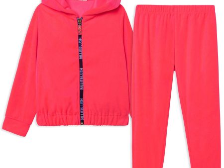 BILLIEBLUSH - Velour Tracksuit - Pink For Cheap