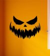 Pumpkin Face Wall Decal Home Decor Vinyl Art Sticker Holiday October Halloween Trick or Treat Witch Ghost Scary Skull Kids Boy Girl Family For Discount