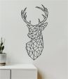 Geometric Deer V4 Wall Decal Home Decor Bedroom Room Vinyl Art Sticker Boy Girl Nursery Baby Animals Hunt Discount