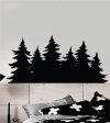 Trees Silhouette Wall Decal Home Decor Sticker Art Vinyl Bedroom Boys Girls Teen Baby Nursery Nature Plants Flowers Forest Sale