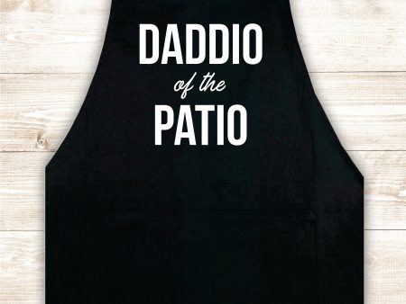 Daddio of the Patio Apron Heat Press Vinyl Bbq Barbeque Cook Grill Chef Bake Food Funny Gift Men Kitchen Online Hot Sale