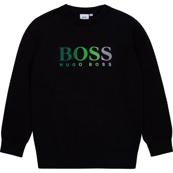 HUGO BOSS - Logo Pullover - Black Discount