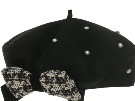 PATACHOU - Winter Beret - Black Discount