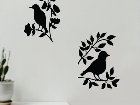 Two Birds Wall Decal Home Decor Sticker Art Vinyl Bedroom Boys Girls Teen Baby Nursery Animals Flowers Nature Tree Branch For Cheap