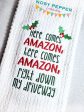 Here Comes Amazon machine embroidery design (4 sizes included) DIGITAL DOWNLOAD Discount