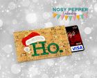 Ho Gift Card holder machine embroidery design 4x4 DIGITAL DOWNLOAD Supply