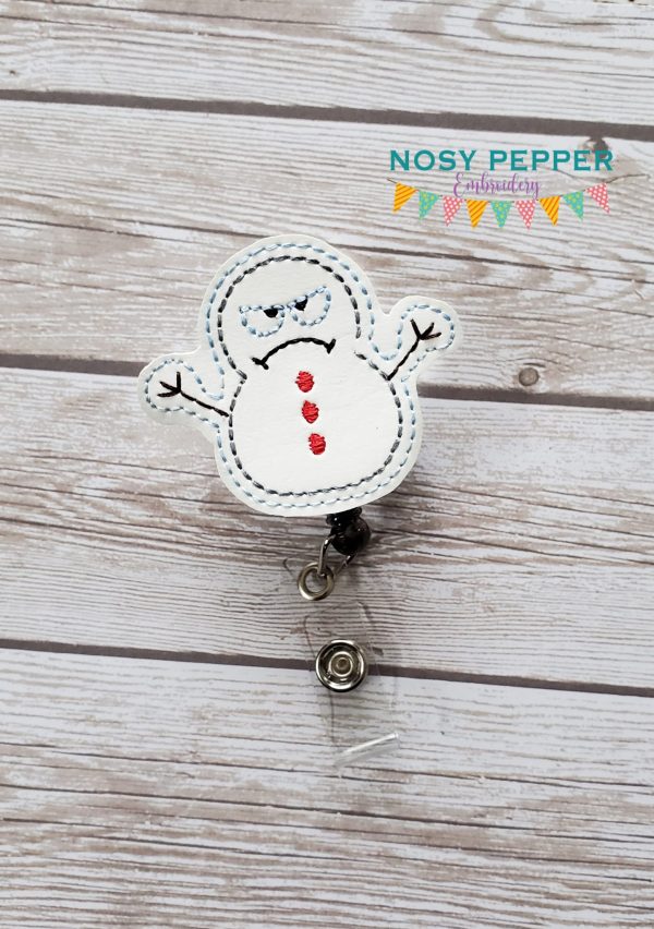 Grumpy Snowman feltie machine embroidery file (single & multi file included) DIGITAL DOWNLOAD Fashion