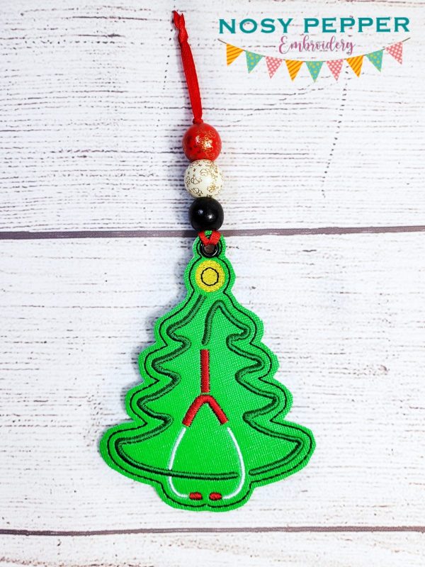 Stethoscope Tree ornament machine embroidery design DIGITAL DOWNLOAD For Discount