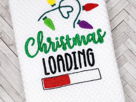 Christmas Loading machine embroidery design (5 sizes included) DIGITAL DOWNLOAD Hot on Sale