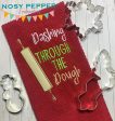 Dashing Through The Dough machine embroidery design (4 sizes and 2 versions included) DIGITAL DOWNLOAD Hot on Sale