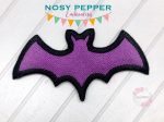 Bat Patch (2 sizes included) machine embroidery design DIGITAL DOWNLOAD For Discount