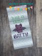 Just a little batty sketchy machine embroidery design (4 sizes included) DIGITAL DOWNLOAD Cheap