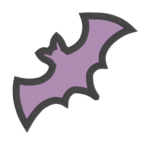 Bat Patch (2 sizes included) machine embroidery design DIGITAL DOWNLOAD For Discount