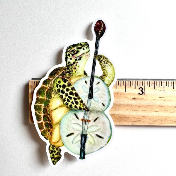 Sea Turtle Bassist Sticker Online now